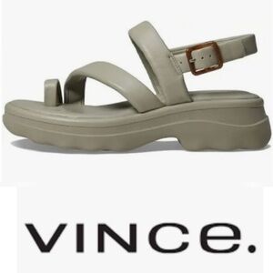 Vince Santa Cruz Toe Ring Leather Women's Sandals